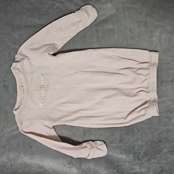 Bundle of 2 Baby Girl Sleepers with Open Bottom - Picture 6 of 6